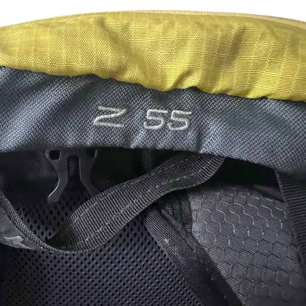 Gregory Z 55 Hiking Backpack Camping Outdoors Travel Internal Frame Med Yellow